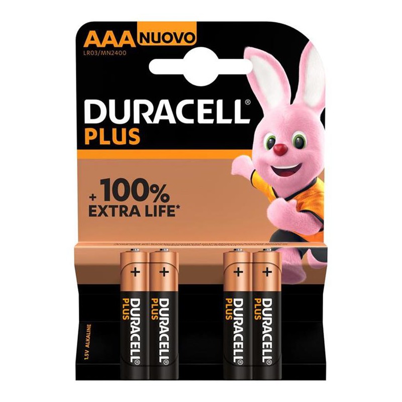 Blister 4 ministilo AAA duracell mn2400