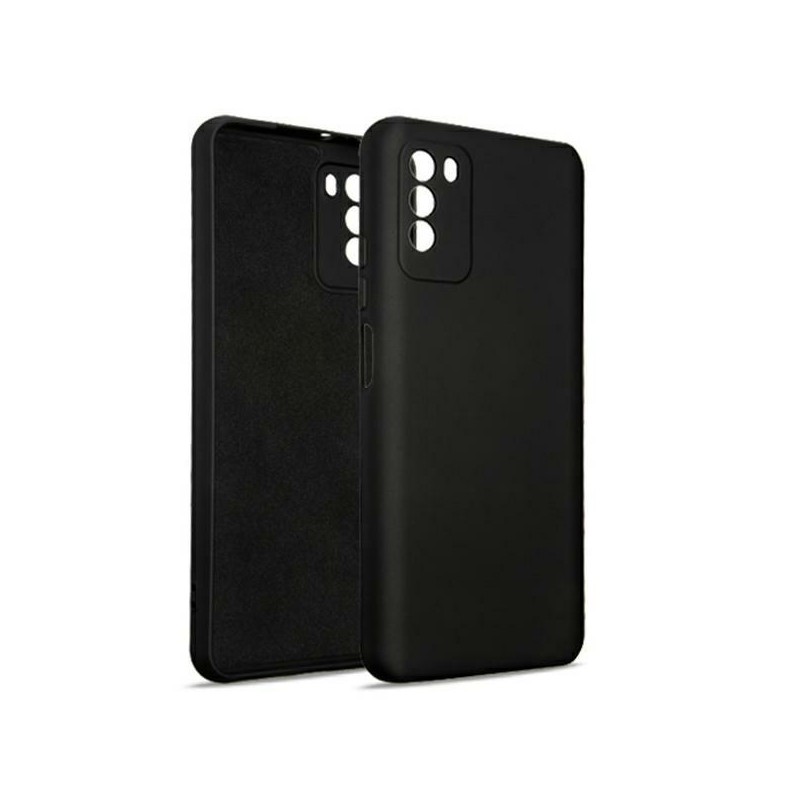 cover in silicone per xiaomi poco m3  nera