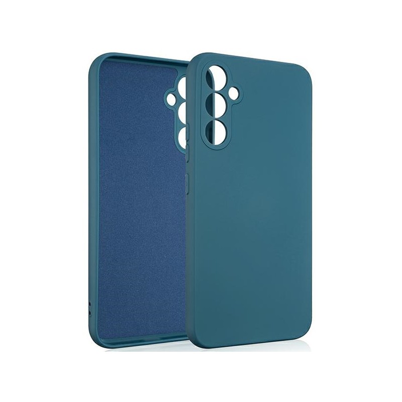 cover in silicone per samsung a34 5g blu