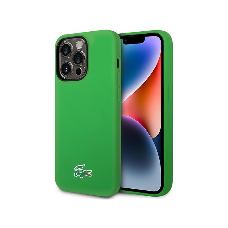 cover lacoste iphone 14 pro max verde magsafe