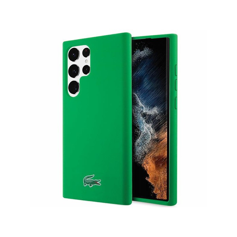 cover lacoste samsungs23 ultra verde cover lacoste samsungs23 ultra verde