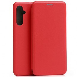 book a34 con porta carte di credito chiusura magnetica rossa