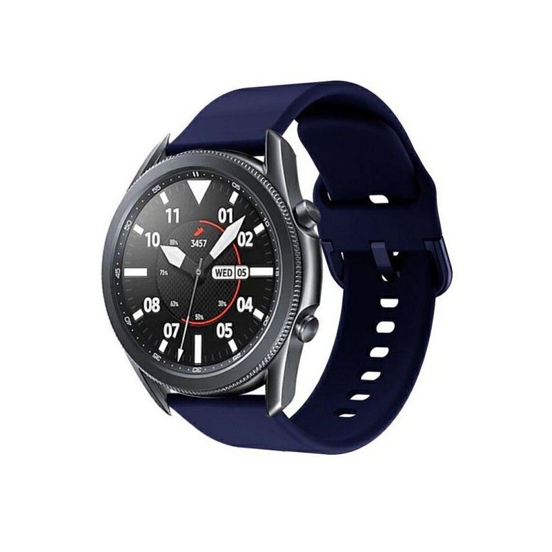 cinturino smartwatch universale 20mm blu navy