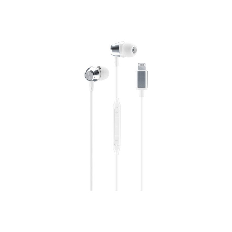 auricolare vivavoce stereo per iphone bianco