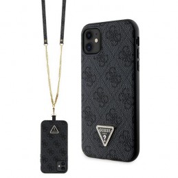 cover guess iphone 11 rosa con laccio da collo