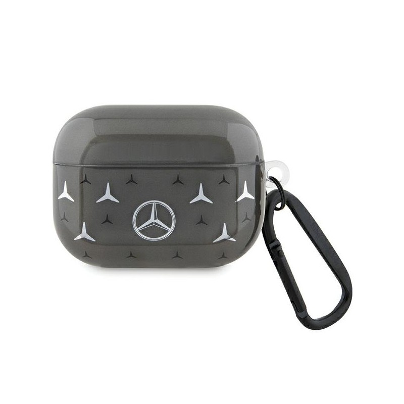 cover mercedes airpods pro  vera pelle nero