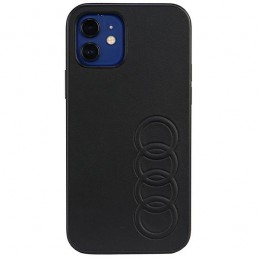 cover audi iphone 12 / 12 pro nera