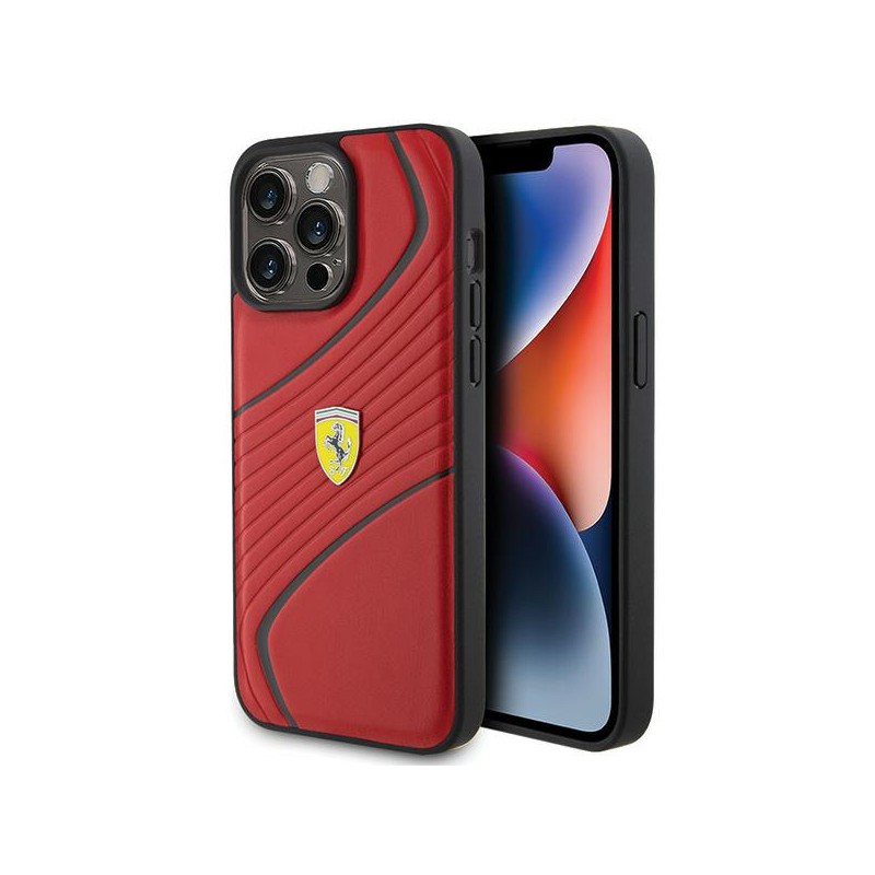 cover ferrari iphone 15 pro max rossa