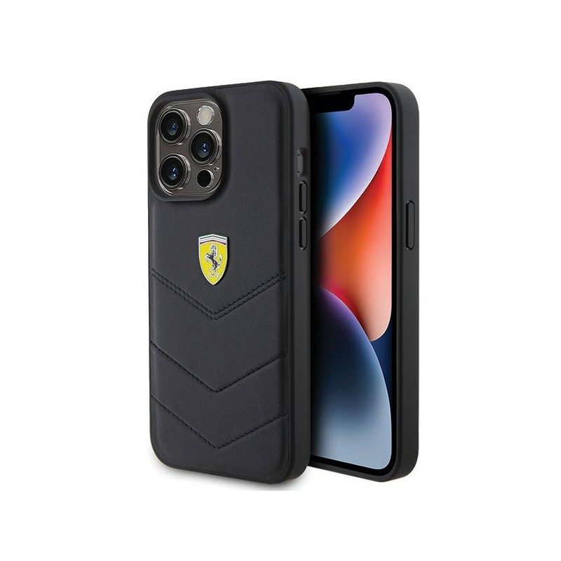 cover ferrari iphone 15 pro max vera pelle