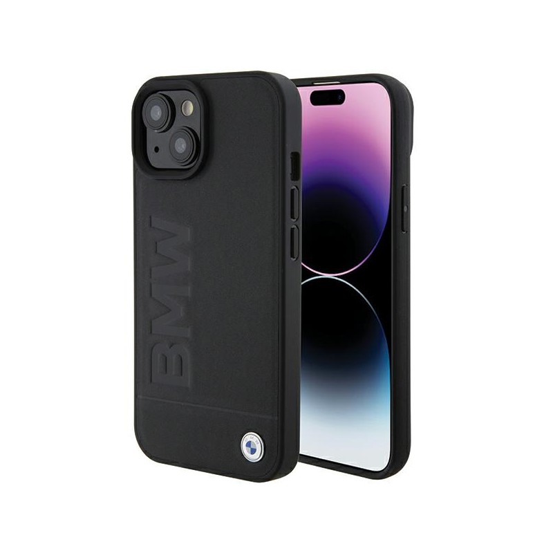 cover bmw iphone 15 plus vera pelle