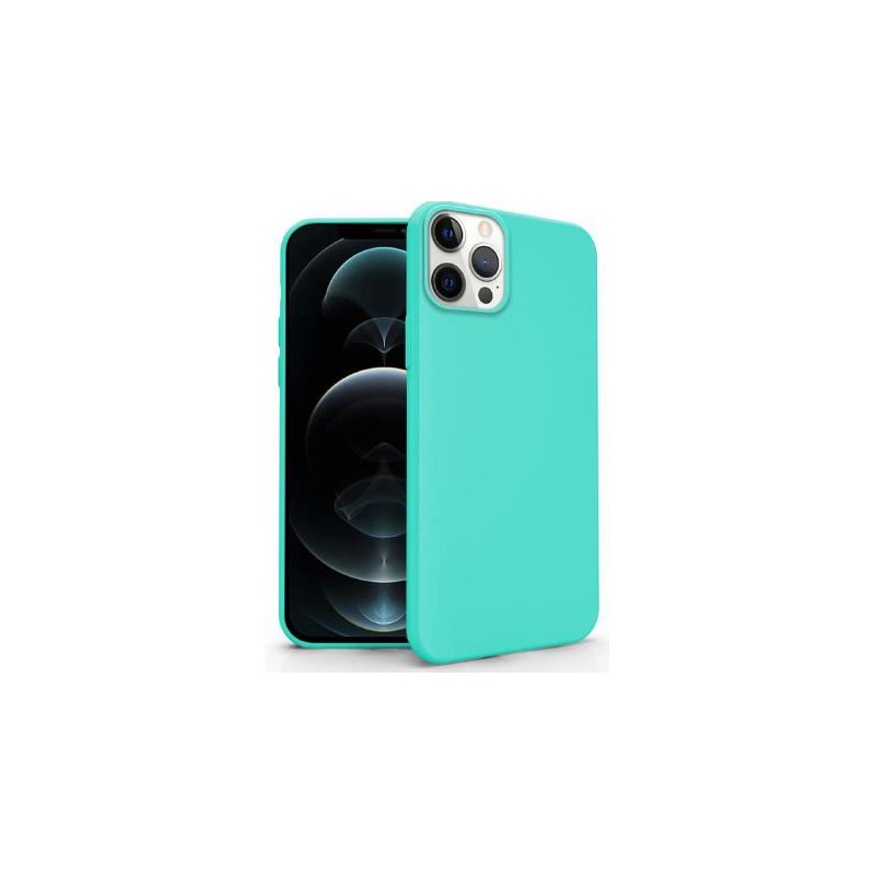 cover  silicone iphone 15 pro max azzurra
