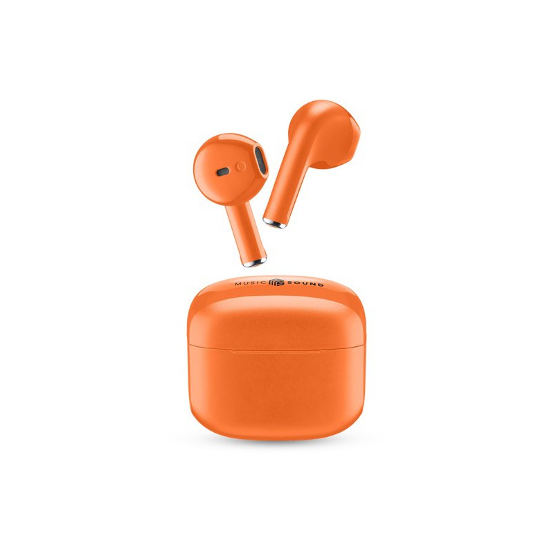 auricolare bt tws capsule arancio