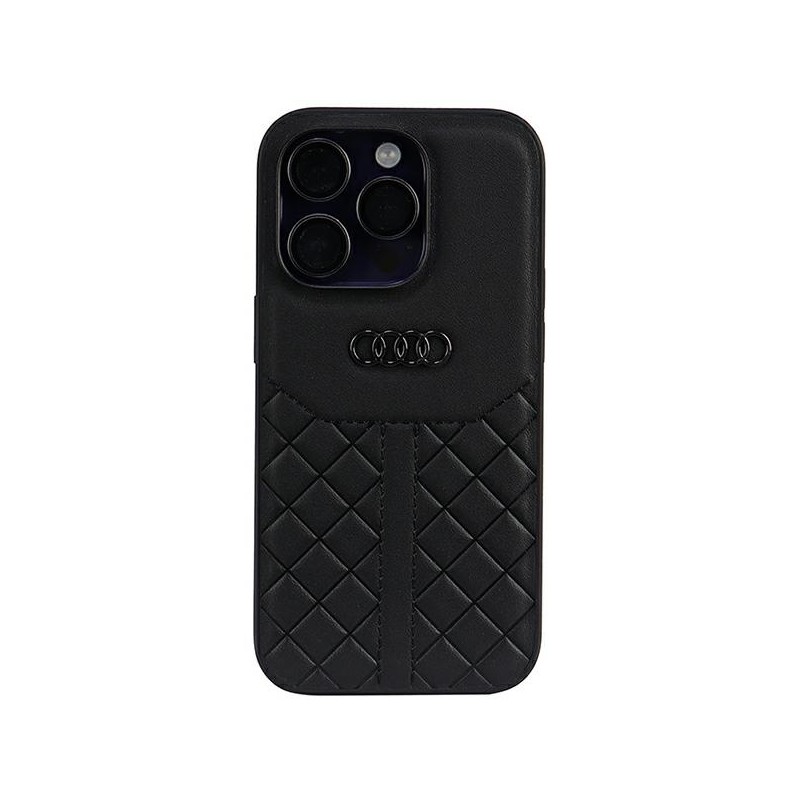 cover audi iphone 14 pro vera pelle nera cover audi iphone 14 pro vera pelle nera