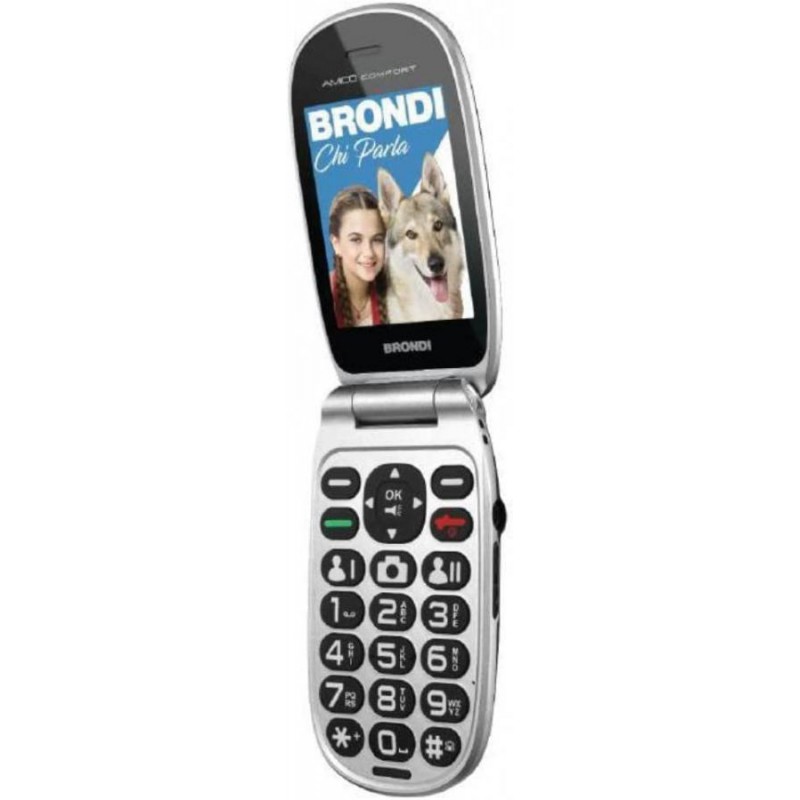 telefono cellulare amico comfort nero opaco