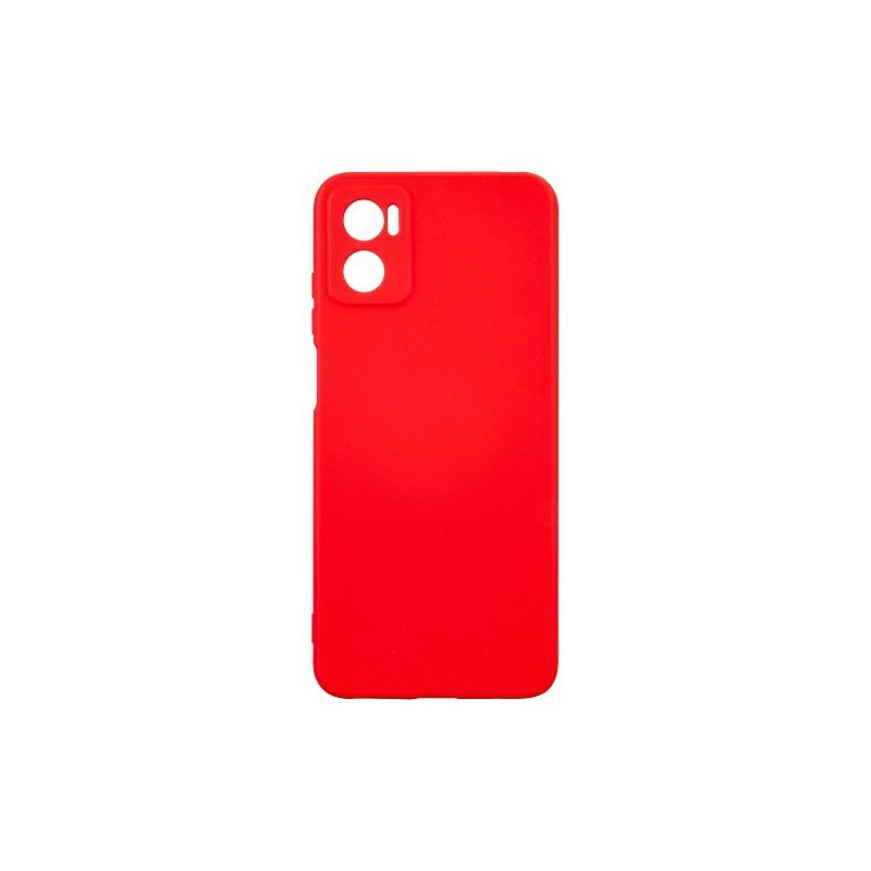 cover motorola e22 silicone rossa