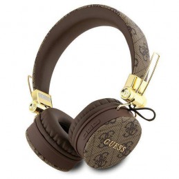 cuffia guess bluetooth con microfono brown