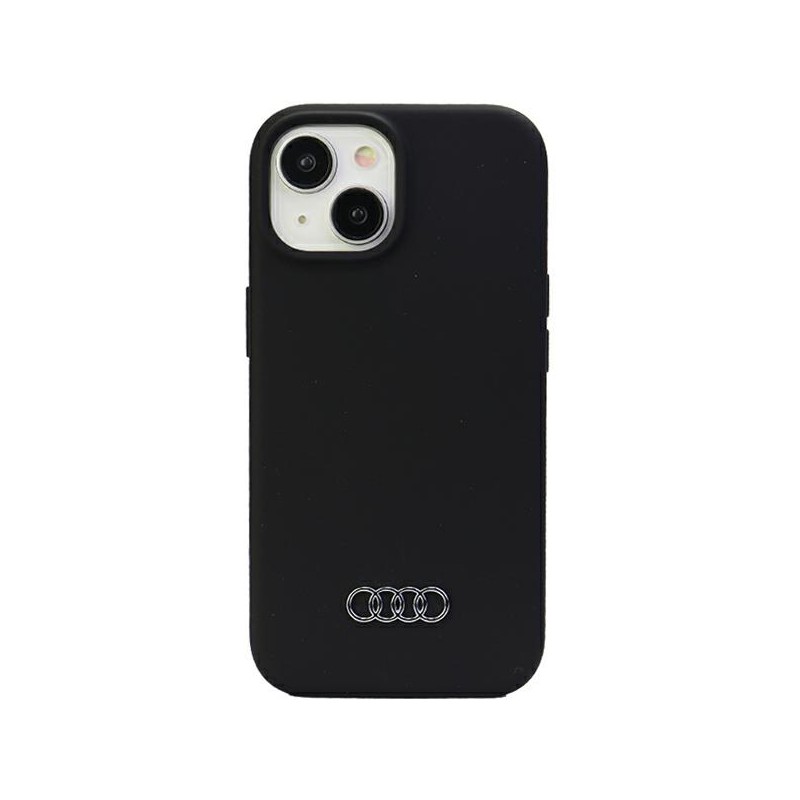 cover audi iphone 15 nera