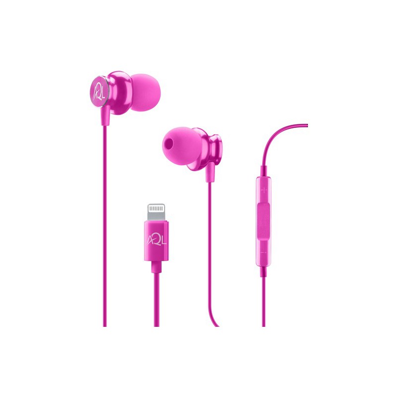 auricolare vivaoce stereo lighting in ear rosa
