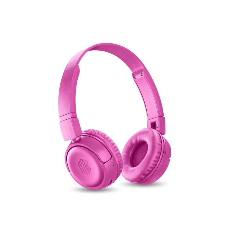 cuffie bluetooth vivavoce con microfono rosa