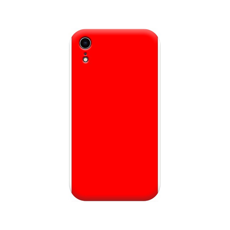 cover iphone xr silicone rossa