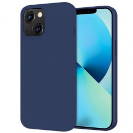 cover  silicone iphone 14 plus blue navy