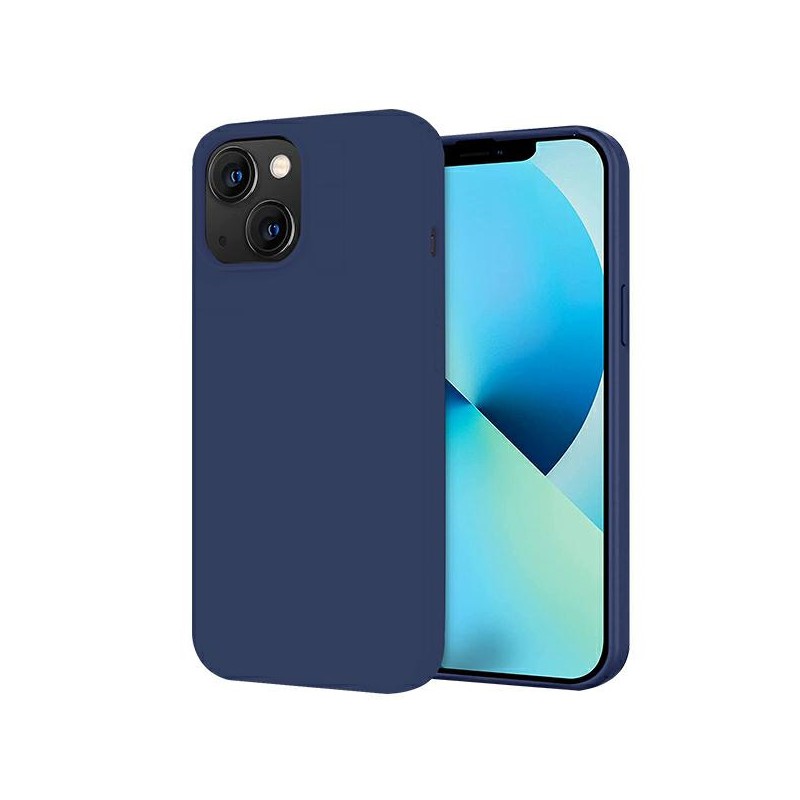 cover  silicone iphone 14 pro max blue navy