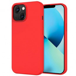 cover  silicone iphone 14 pro max rossa