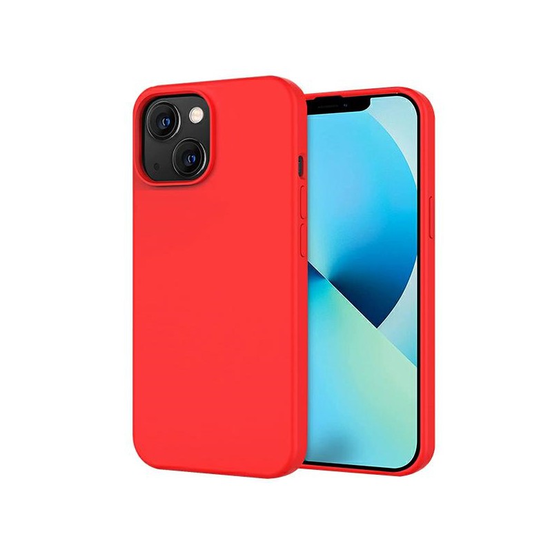 cover  silicone iphone 14 pro rossa