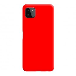 cover in silicone per samsung a22 5g rossa