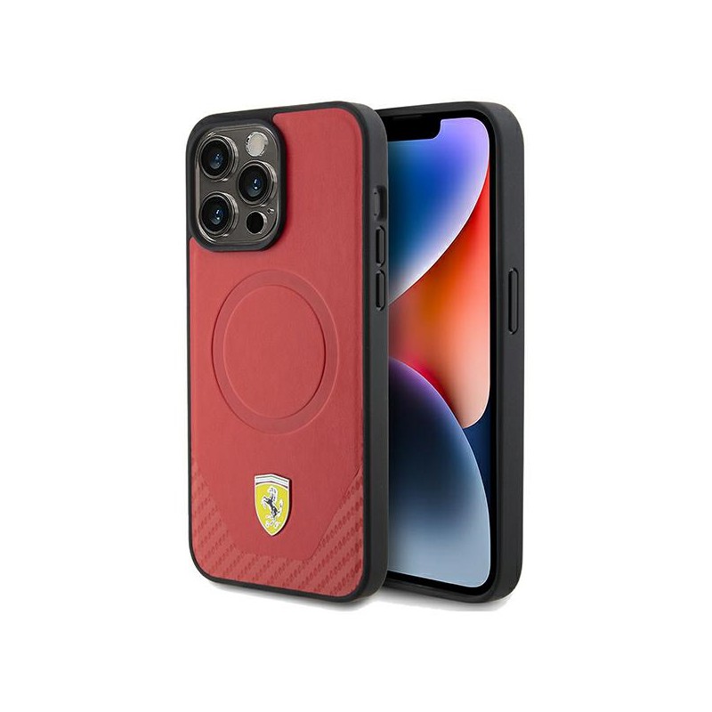 cover ferrari iphone 15 pro magsafe compatibile