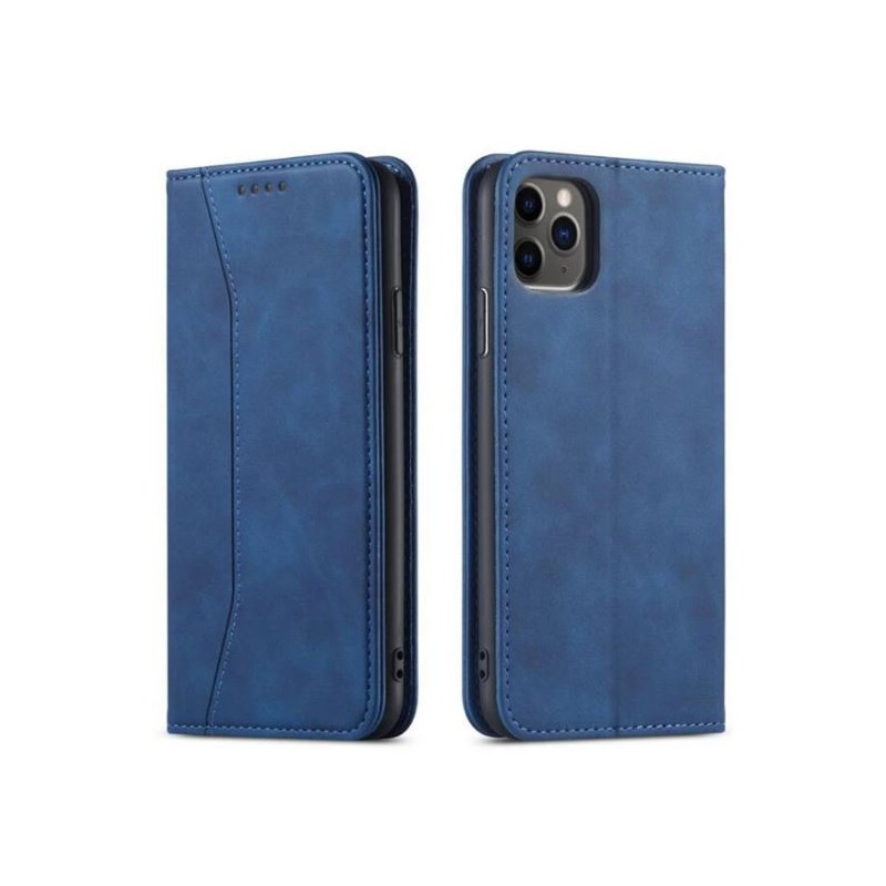custodia a libro iphone xr con porta carte di credito chiusura magnetica blu custodia a libro iphone xr con porta carte di credito chiusura magnetica blu