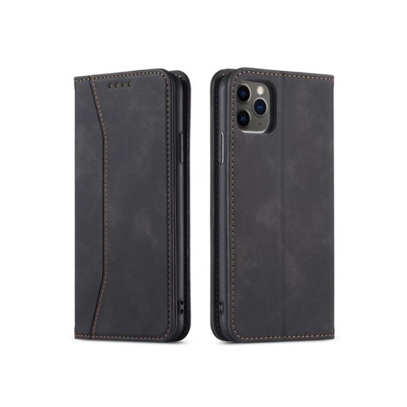 custodia a libro iphone xr con porta carte di credito chiusura magnetica nera custodia a libro iphone xr con porta carte di credito chiusura magnetica nera