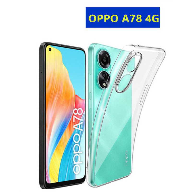 cover per oppo a78 4g  trasparente