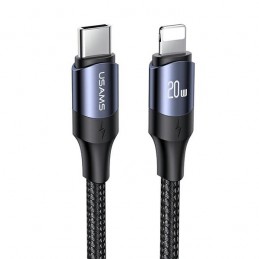 cavo dati usb-c /  lightining 120cm 20 watt nero