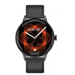 Smartwatch Maxcom FW48 Vanad black , Display: 1.32 amoled Bluetooth 5.1 cardiofrequenzimetro, pressione sanguigna, saturazione d