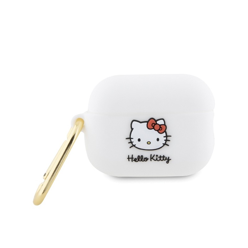 cover hello kitty per airpods pro 2 in silicone bianca