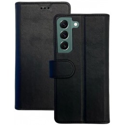 book magnetica s22 plus con porta carte di credito nera
