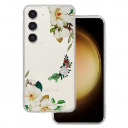 cover ultraprotettiva samsung a05s a trasparente con fiori