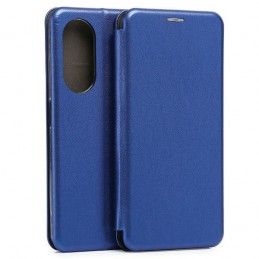 book oppo a98 con porta carte di credito chiusura magnetica blu