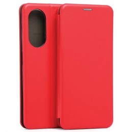 book oppo a98 con porta carte di credito chiusura magnetica rossa