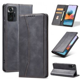 book redmi 13c con porta carte di credito chiusura magnetica nera
