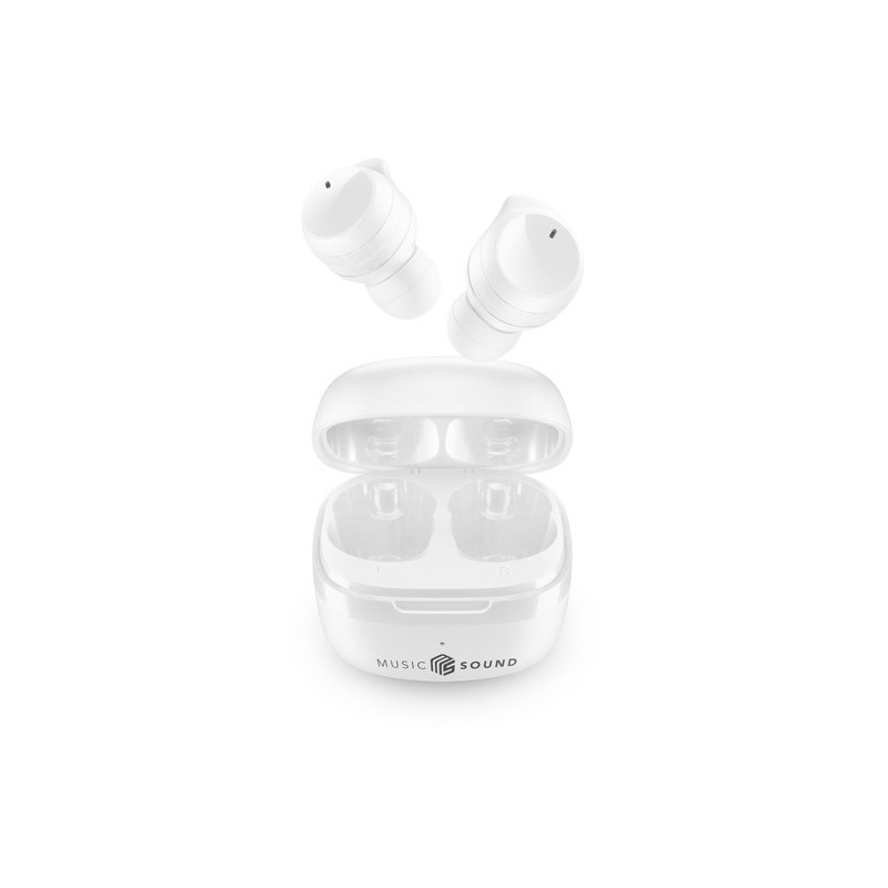 auricolare bt tws in ear  bianco