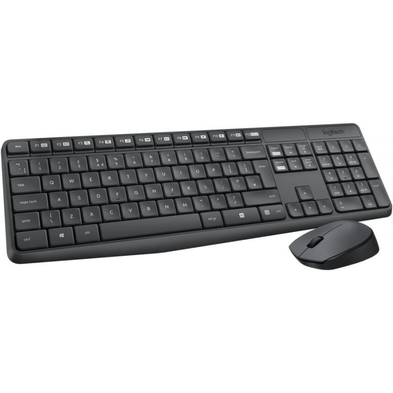 Logitech Wireless Combo MK235 tastiera Mouse incluso