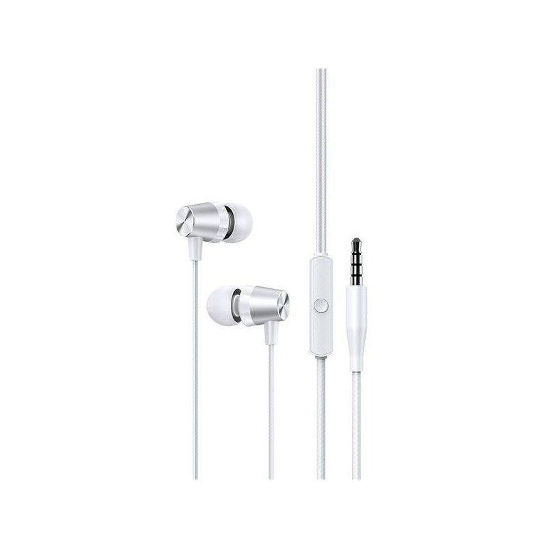 auricolare usams in ear jack 3,5mm bianco