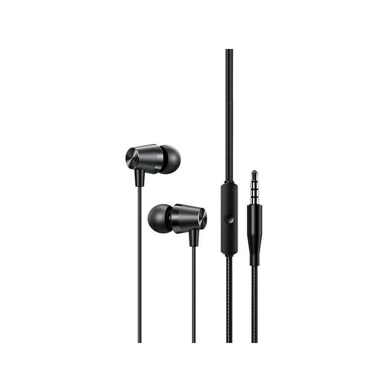 auricolare usams in ear jack 3,5mm nero