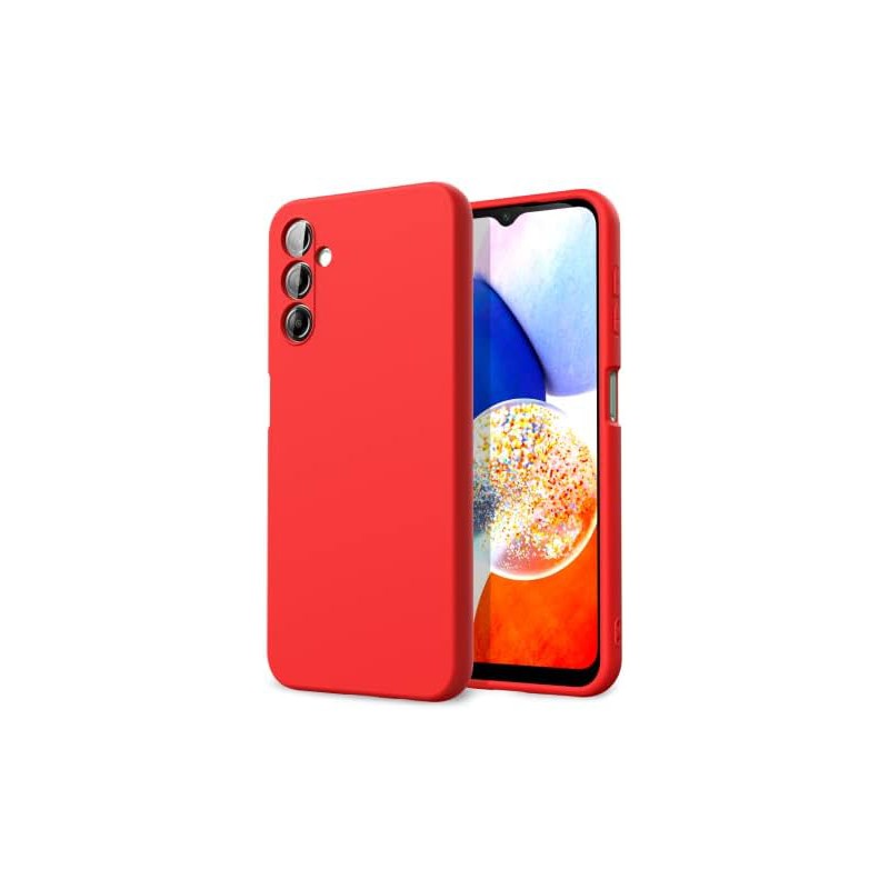 cover in silicone per samsung a35 rossa cover in silicone per samsung a35 rossa