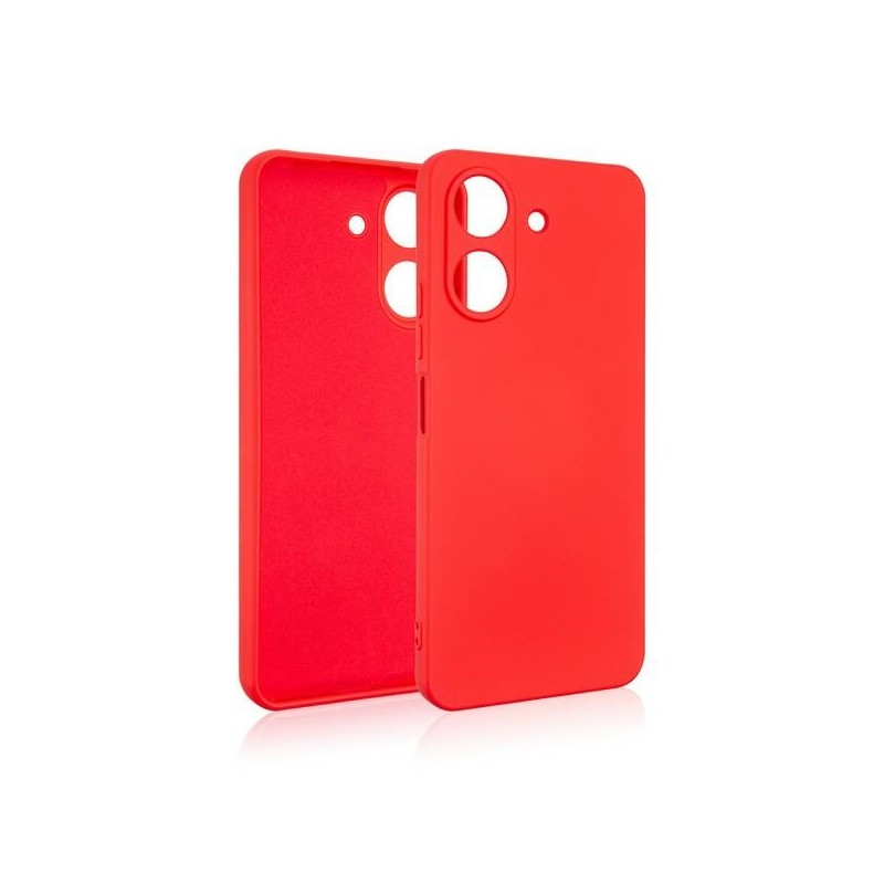 custodia in tpu per xiaomi redmi 13c rossa