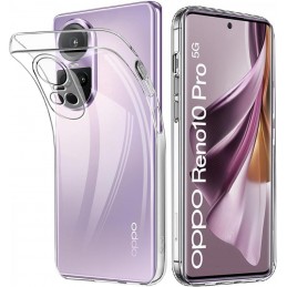cover in silicone per oppo reno 10  trasparente