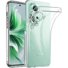 cover in silicone per oppo reno 11f / f25 pro trasparente