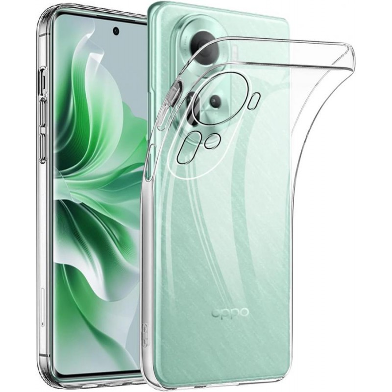 cover in silicone per oppo reno 11f / f25 pro trasparente cover in silicone per oppo reno 11f / f25 pro trasparente